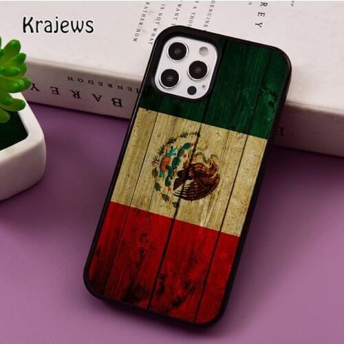 Mexico Mexican Flag phone Case For iPhone 5 SE 2020 6S 7 8 Plus 12 mini 11 Pro X XR XS Max Samsung S8 S9 S10 coque Cover