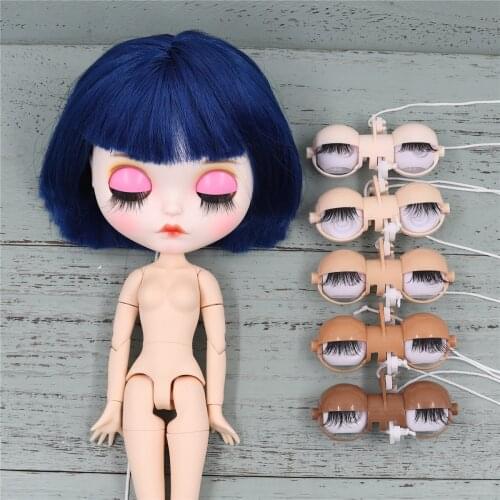 DBS Blyth doll icy painted pink eyelid eyes machine machinery sleepy eyes long eyelash