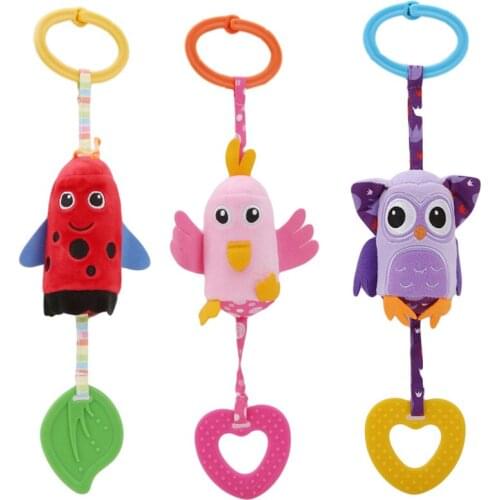 Baby Gift Infant Toys Mobile Baby Plush Toy Bed Wind Chimes Hanging Rattles Bebe Bell Toy Stroller for Newborn