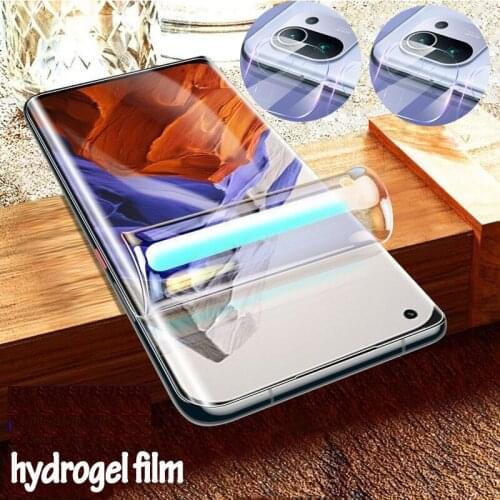 Mi-11, hydrogel film for mi11 pro xiaomi 11 camera soft glass mi 11pro protective film mi 11 xiaomi mi 11 pro screen protector