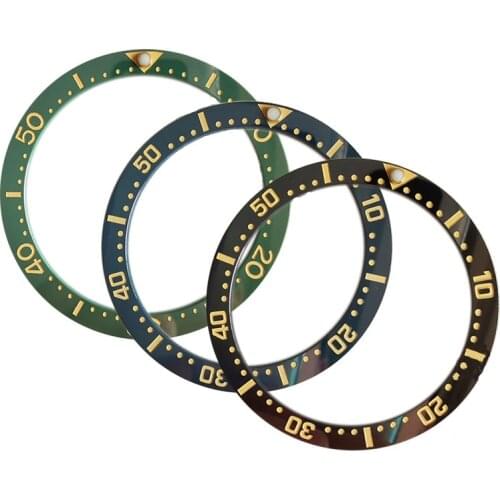 Ceramic Bezel Insert for 38mm Mens Watches Replace Accessories Watch Face SKX007 SKX009 SKA131 SKA135 Heimdallr Watch Bezel Blue