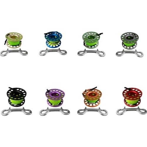 Lightweight 30m Line Finger Spool & Double Ended Snap For Scuba Diving Underwater Diving Finger Spool