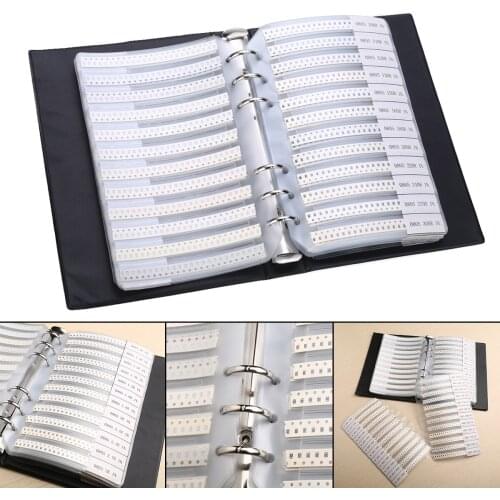 Mayitr 4250pcs 1% SMD SMT Resistor Sample Book 170 values 0805 0ohm -10M 1% Chip Resistor Assorted Assortment Kit