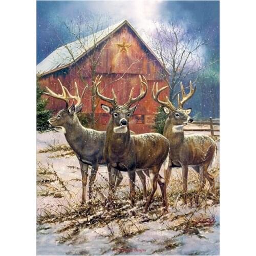 Embroidery Counted Cross Stitch Kits Needlework - Crafts 14 ct DMC DIY Arts Handmade Decor - Three Kings