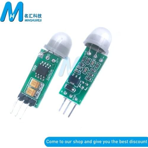 New HC-SR505 Mini Lfrared PIR Motion Sensor Precise Lnfrared Detector Module For Arduino Body Sensor Switch Module Sensing Mode