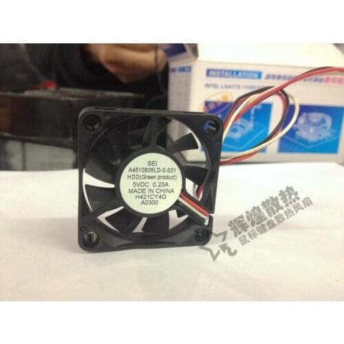 New SEI A4510B05LD-0-S01 5V 0.23A 4510 4.5CM cooling fan
