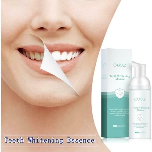 Teeth Whitening Foam Clean Tooth Mousse Foam Toothpaste Cleaning Mousse Remove Tooth Stains Toothpaste Oral Hygiene