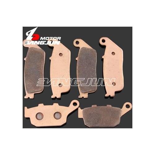 Motorcycle Front Rear Metal Brake Pads For HONDA CB-1 CB400 1992-1996 CBR250 NC19 NC22