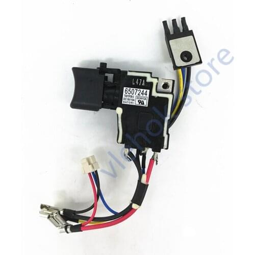 Switch 650724-4 for Makita 650682-4 6507244 DF448D DHP458 DHP448 DDF458 DDF448 BHP458 BHP448 BDF458 BDF448 6507244 6506824