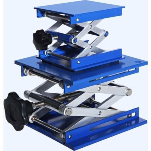 10*10Cm-30*30Cm Aluminum/stainless Steel Router Lift Table Lifting Stand Rack Lift Platform