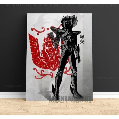 Pegasus Saint Seiya Anime Poster Canvas Wall Art Painting Decor Pictures Bedroom Study Living Room Home Decoration Prints