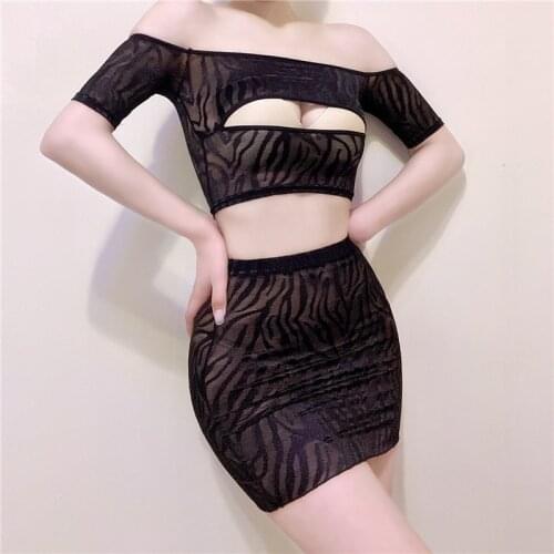 Sexy Women Lace Micro Mini Skirt See Through Package Hip Skirt Female Transparent Hollow Out Shape OL Sheer Tight Pencil Skirt F