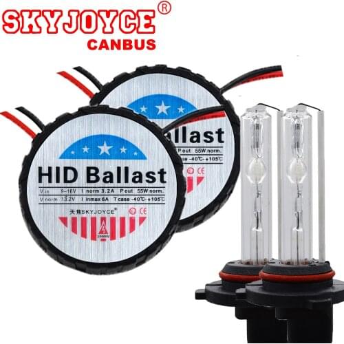 SKYJOYCE xenon 55W CANBUS HID Kit H7 H1 H3 HB3 HB4 D2H xenon Car xenon hid headlights kits fog Bulbs 4300K 5000K 6000K 8000K AC