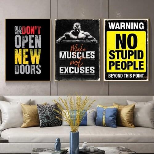 Modern Quote Motivational Art Canvas Painting Wall Art Posters Prints Wall Pictures for Living Room Office Home Cuadros Decor