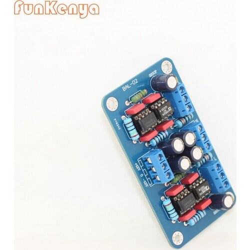 SSM2141 Balanced XLR Input to RCA Single-ended Signal Output Finished Board DAC Dual Channel For Amplifier Update