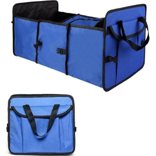 1PC Universal Collapsible Car Storage Organizer Trunk Auto Cargo Container Bags Box 60*28*31cm for Toys Food Storage