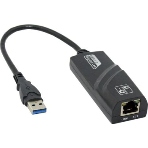 USB 3.0 To Gigabit Ethernet RJ45 LAN 1000 Mbps Network Adapter Ethernet Network Card For PC