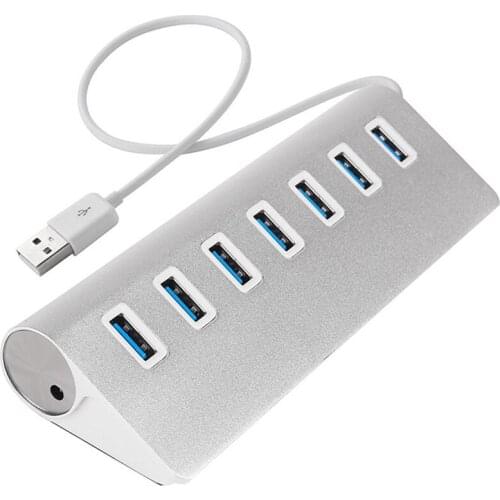 USB HUB 3.0 4/7 Ports Multi USB 3.0 HUB Splitter With Power Adapter USB Hab High Speed 5Gbps USB Splitter 3 HUB Laptop Computer