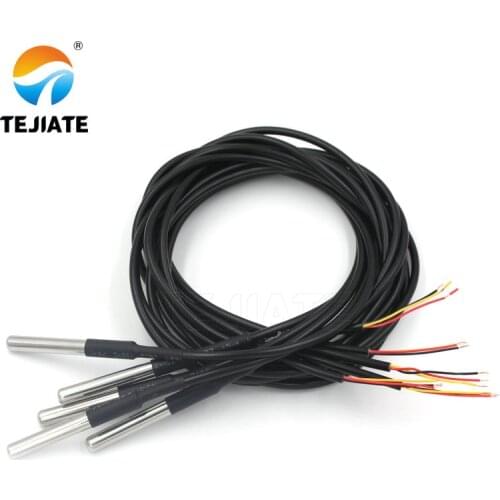 DS1820 Stainless steel package Waterproof DS18b20 temperature probe temperature sensor 18B20