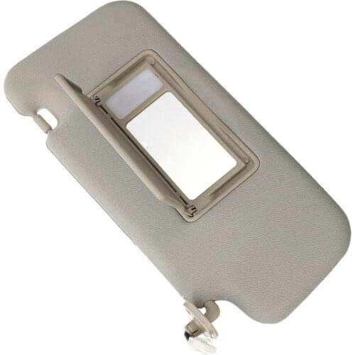 1pcs Left Driver Car Sun Visor Shade With Lamp 96401-CC22B For Nissan Murano 2006-2008 Gray Front Window Sunvisor Cover