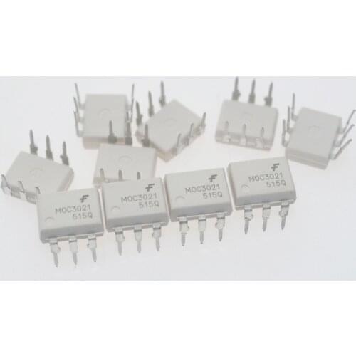 10Pcs/Lot MOC3021 DIP-6 Optical Coupler(OC) Optocoupler + Original