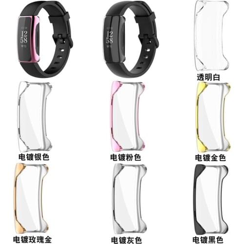 PC Case for Fitbit inspire 2 Waterproof Watch Shell Cover Screen Protector for inspire 2 Full Cover Case