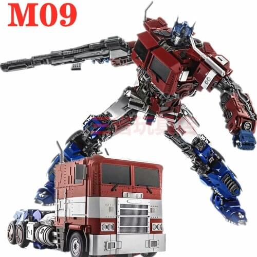 WJ Transformation 30CM OP Commander M09 M-09 Diecast Oversize TW SS led Light Alloy Action Figure Robot Toys