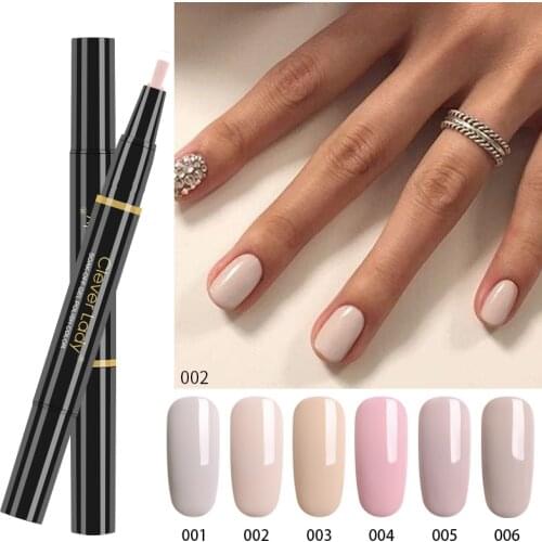 Gel Polish Pen One Step Gel 3 In 1 Varnish UV LED Gellak No Need Base Or Top Esmalte Permanente Nail Art Hybrid Gel Lacquer