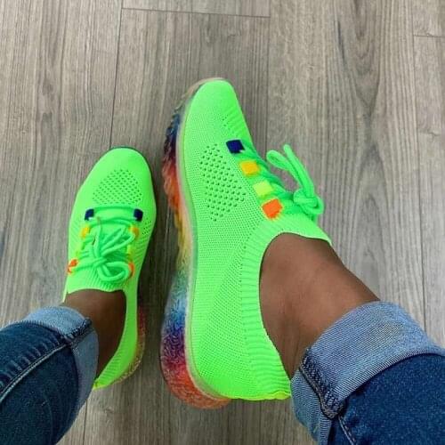 New Hot Sale Fashion Women Casual Shoes Ladies Sport Sneakers Breathable Female Outdoor Walking Jogging Train Footwear 35-43