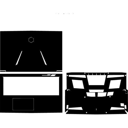 KH Laptop Sticker Decal Skin Carbon fiber Leather Cover Protector for MECHREVO X8Ti Plus 17.3"