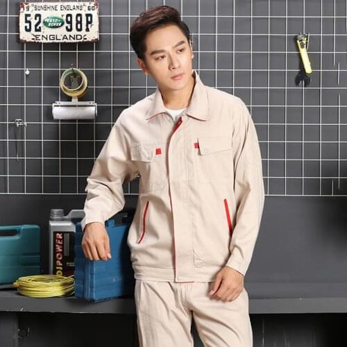 New Work Clothing Suit Men Women Durable Welding Work Jacket Auto Repairman Workshop Worker Uniform Mechanic Electric Coveralls
