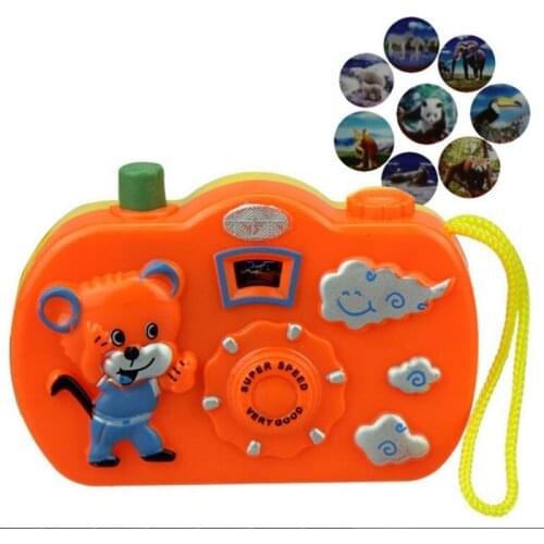Animal Projection Mini Camera Toy With Light Cartoon LED Flashing Educational Toy Kid Children Birthday Gift Baby Toy
