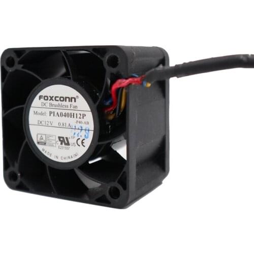 FOXCONN 4028 12V 0.81A PIA040H12P 4CM cm PWM Temperature Control Large Air Volume Fan