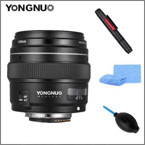 YONGNUO 100MM YN100mm F2N Large Aperture AF/MF Medium Telephoto Prime Lens For Nikon D7200 D7100 D7000 D5600 D5300 d3400 d3100