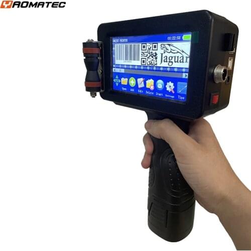 22 languages 12.7mm variable QR Bar batch code date number logo expiry date label hand jet handheld thermal inkjet printer