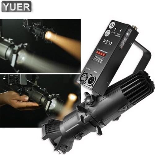 25W Mini LED Profile Spot Light with DMX 512 Museum Video Studio Art Show Theater Projector Pro Stage DJ Lighting Equipment