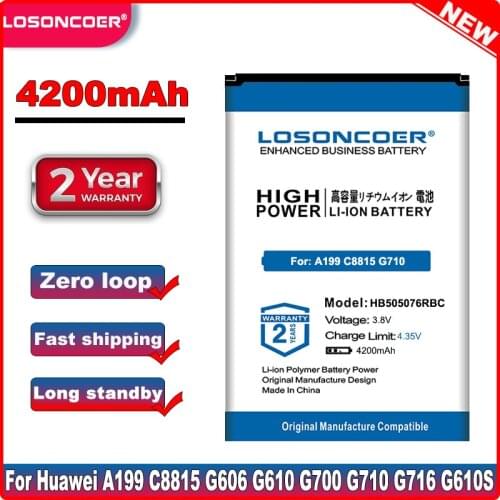 4200mAh HB505076RBC For Huawei Y3 2 Y3 II / LUA-L02,LUA-L03,LUA-L13,LUA-L21,LUA-L23,LUA-U02,LUA-U03,LUA-U22,LUA-U23 Battery