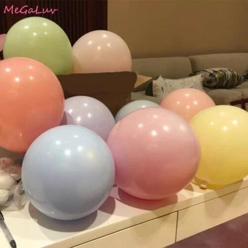5PCS 18inch Macaron Color Latex Balloon Romantic Summer Birthday Balloon Birthday Party Wedding Decorations Baby Shower Globes