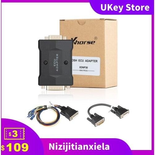 Xhorse XDNP30 Bosch ECU Adapter and Cable work with VVDI Key Tool Plus and MINI Prog Support N55 N20 B38 B48 F Series Type