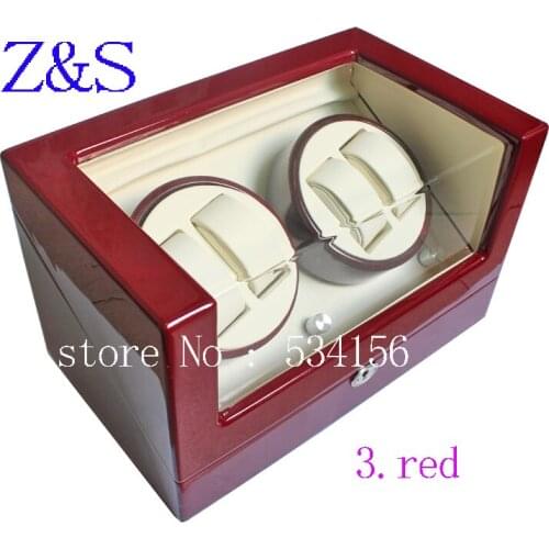 Free shipping wooden watch winder with high gloss piano paint,automatic watch winder organizer