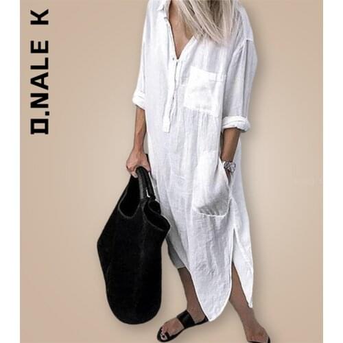 Модные платья-рубашки D.NALE K China At AliExpress