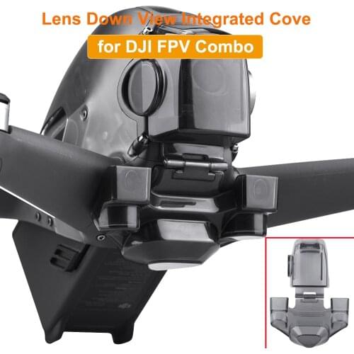For DJI FPV Combo Drone Lens Down View Integrated Cove Camera Protective Lens Cap Gimbal Camera Mount Holder Accessory
