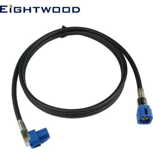 Eightwood New Vehicle High-speed Transmission FAKRA HSD C Signal Blue LVDS 120cm Shielded Dacar 535 4-Core Cable