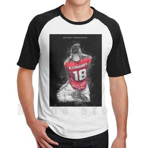 Bruno Fernandes T Shirt Print For Men Cotton New Cool Tee Bruno Fernandes Fernandes Portugal Football Soccer