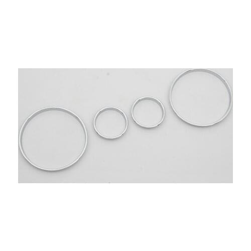 Chrome Speedometer Gauge Dial Ring Instrument Panel Ring fit for for BMW E39 M5 M 5 Series E38 E53 X 5