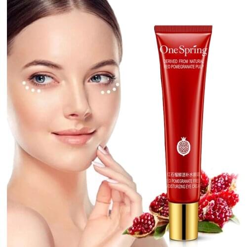 20g Red Pomegranate Moisturizing Eye Cream Contour Eye Gel For Dark Circles Anti Puffiness Anti Wrinkles Eye Essence Skin Care