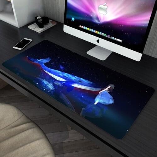2021 Best Seller Large Size Gaming Mouse Natural Rubber MousePad Whale Design Office Decoration Home Table Mat