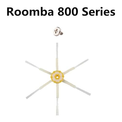 Washable Accessories 6paws Side brush For irobot Roomba 800 Series 820 830 840 850 860 870 890 Robotic Vacuum Cleaner Spare Part