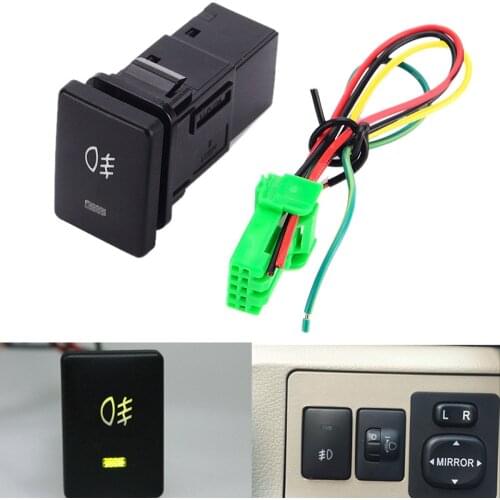 DC12V 4 Wire Foglight Switch Fog Light Button for Toyota Car Styling Car Accessories Internal parts accessories