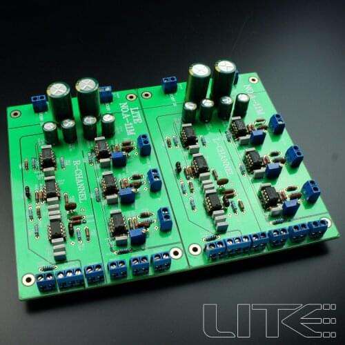 A11 MBL 6011 Circuit Preamp Amplifier Board Transistor Preamplifier Finished Board 3 Lines Input RCA Balanced Output 797 5534